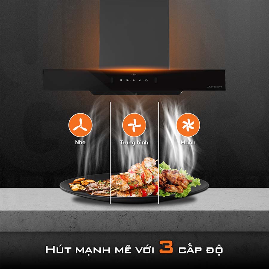Máy hút mùi vẫy tay Junger HRJ-901