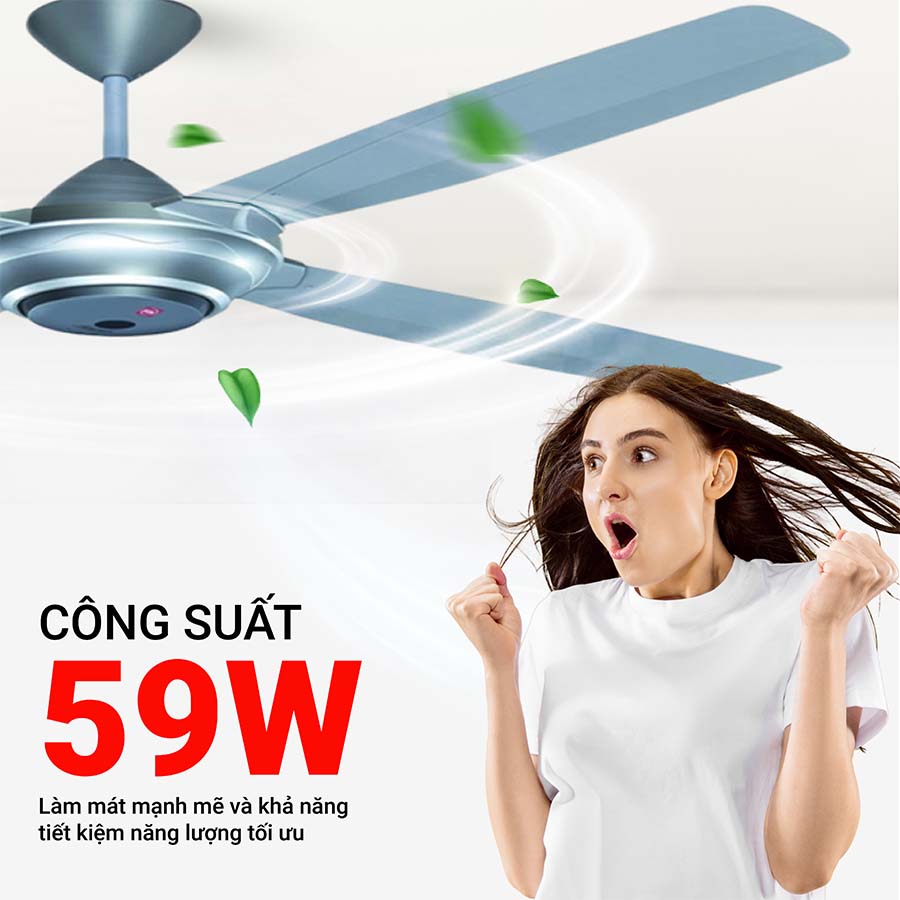 Quạt trần KDK M56XR 4 cánh
