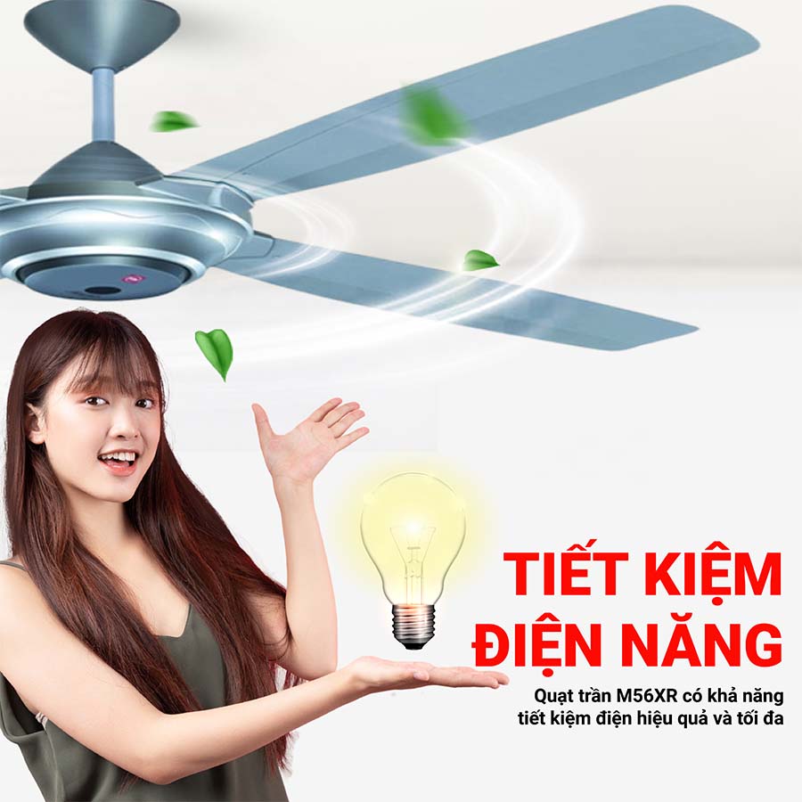 Quạt trần KDK M56XR 4 cánh