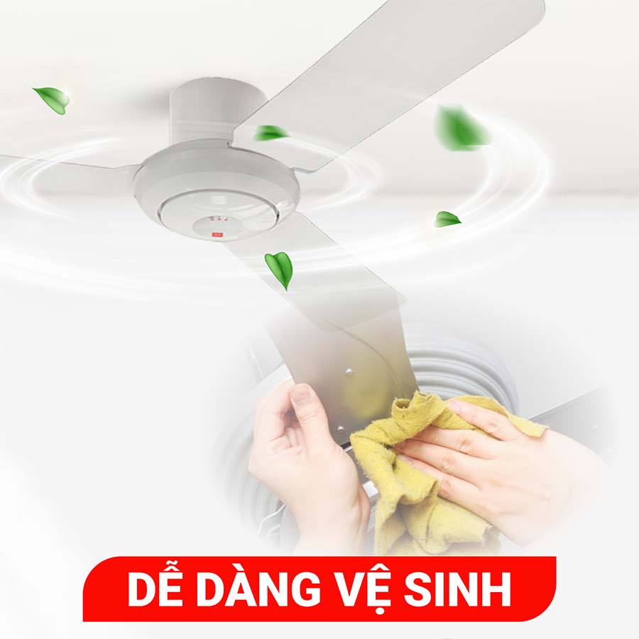 Quạt trần KDK R48SP có điều khiển từ xa