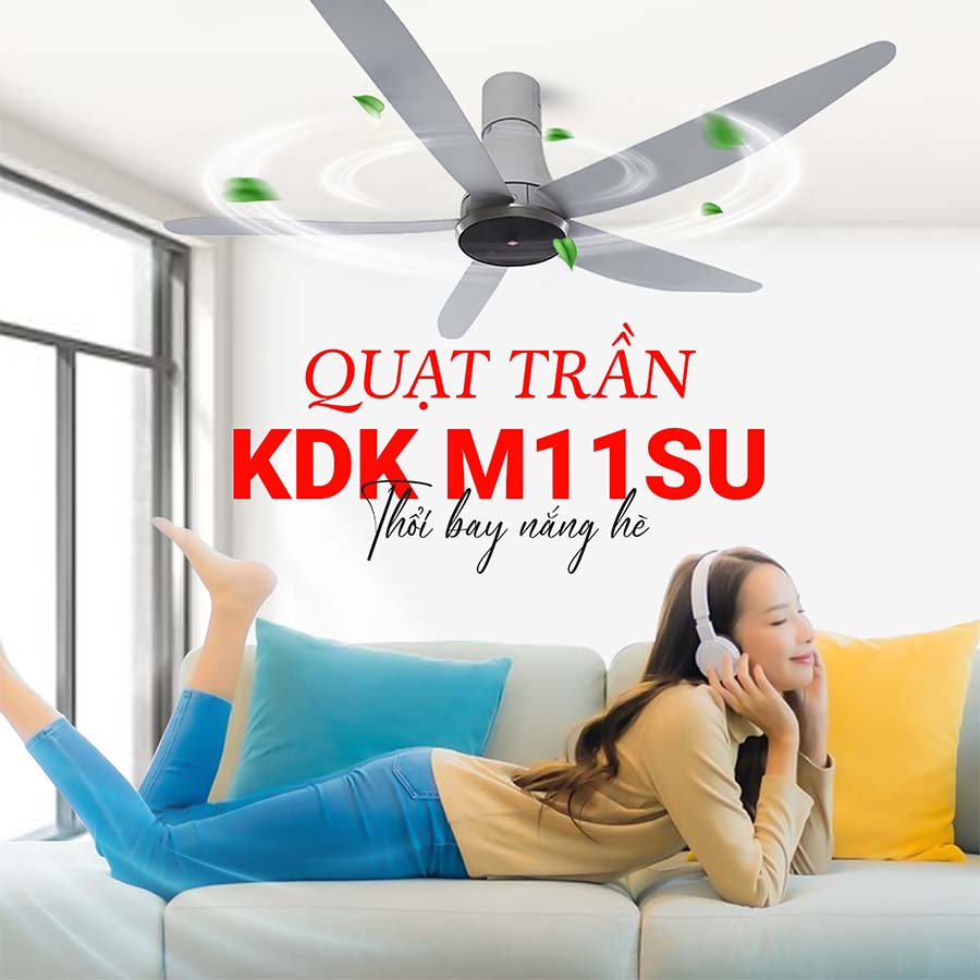 Quạt trần 5 cánh KDK T60DW