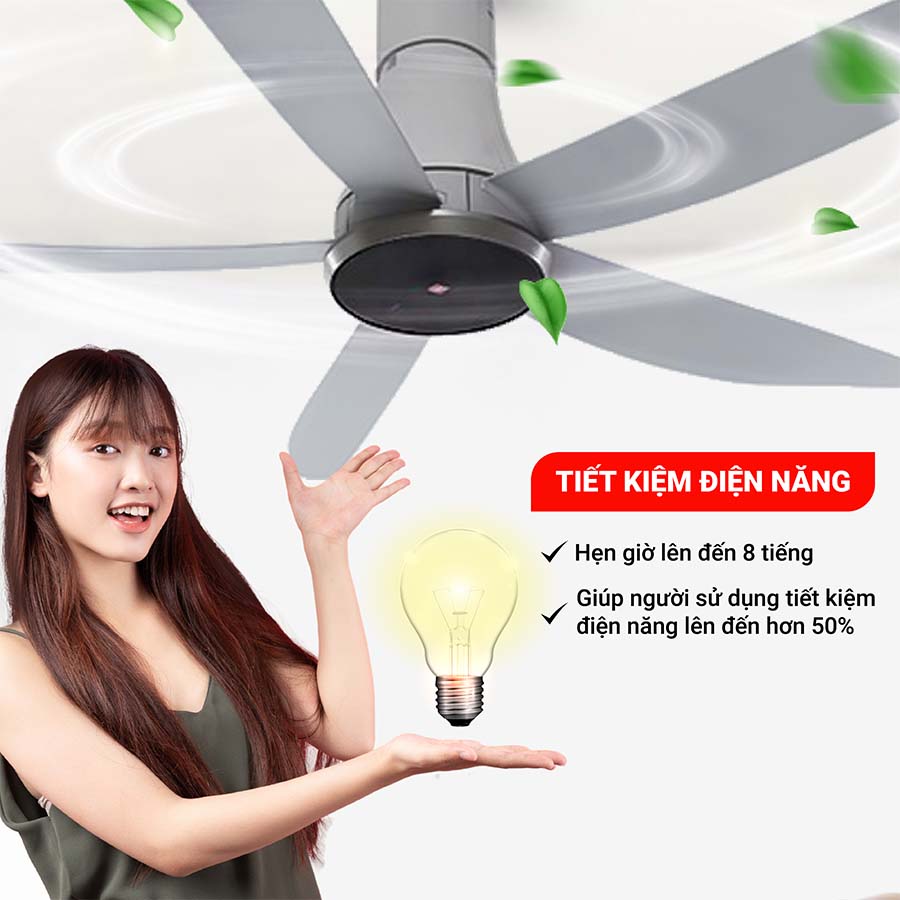 Quạt trần 5 cánh KDK T60DW