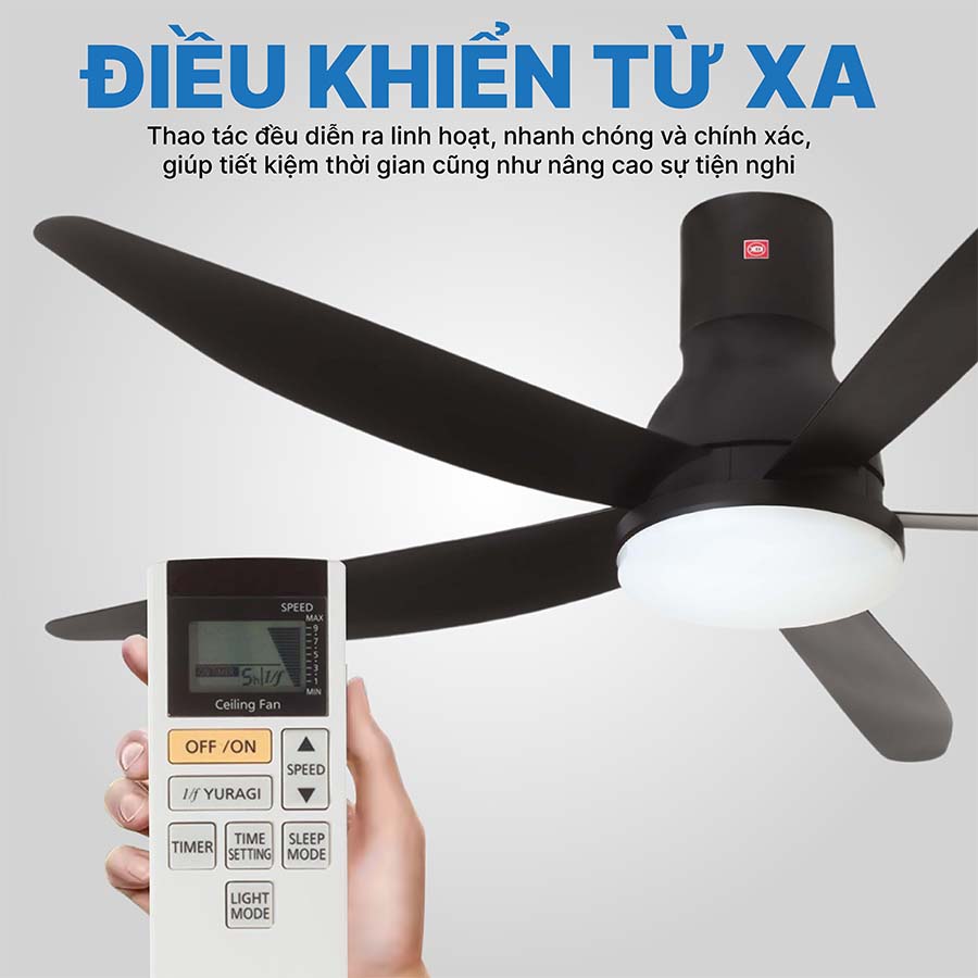 Quạt trần KDK U60FW 5 cánh