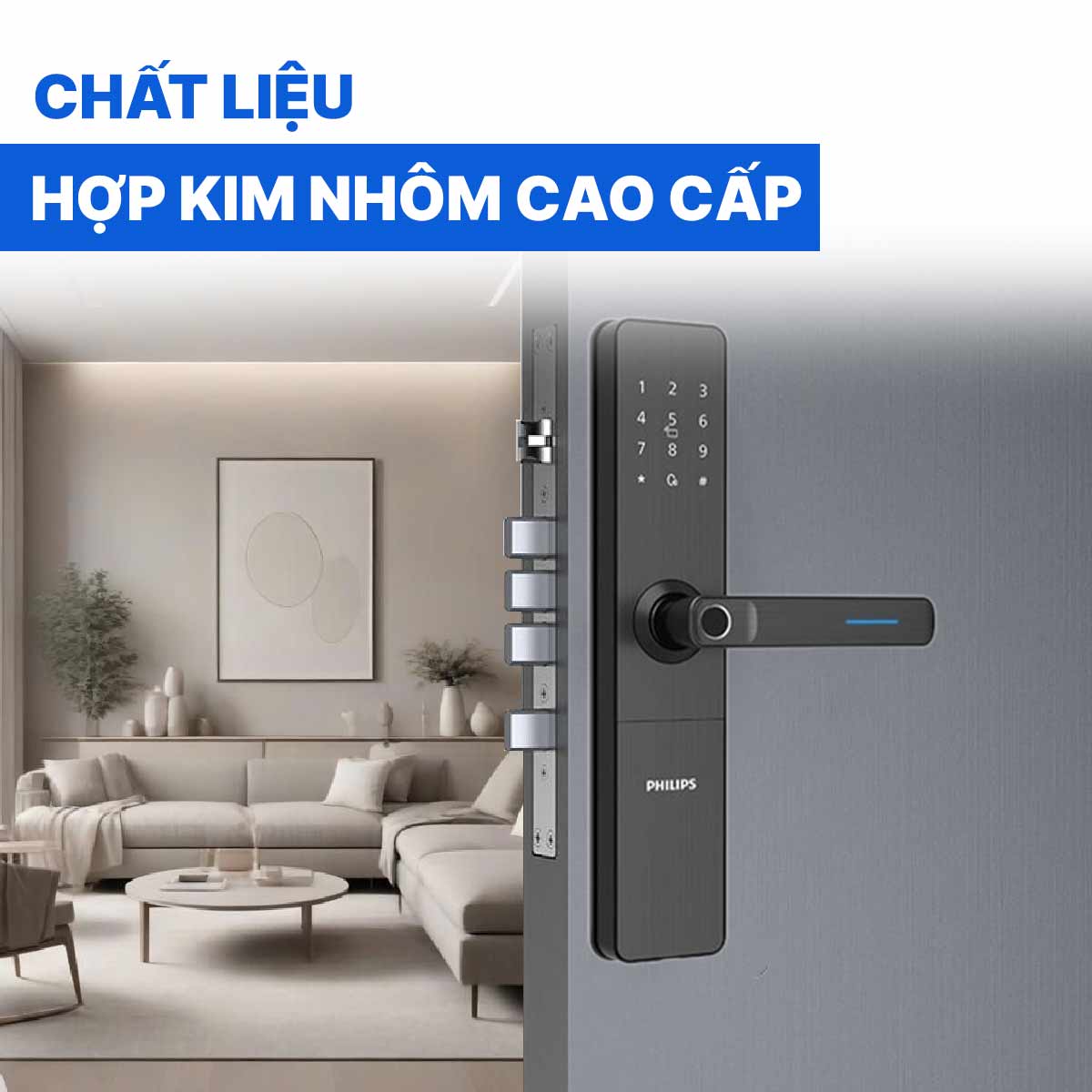 Khóa cửa thông minh Philips DDL609-5HS
