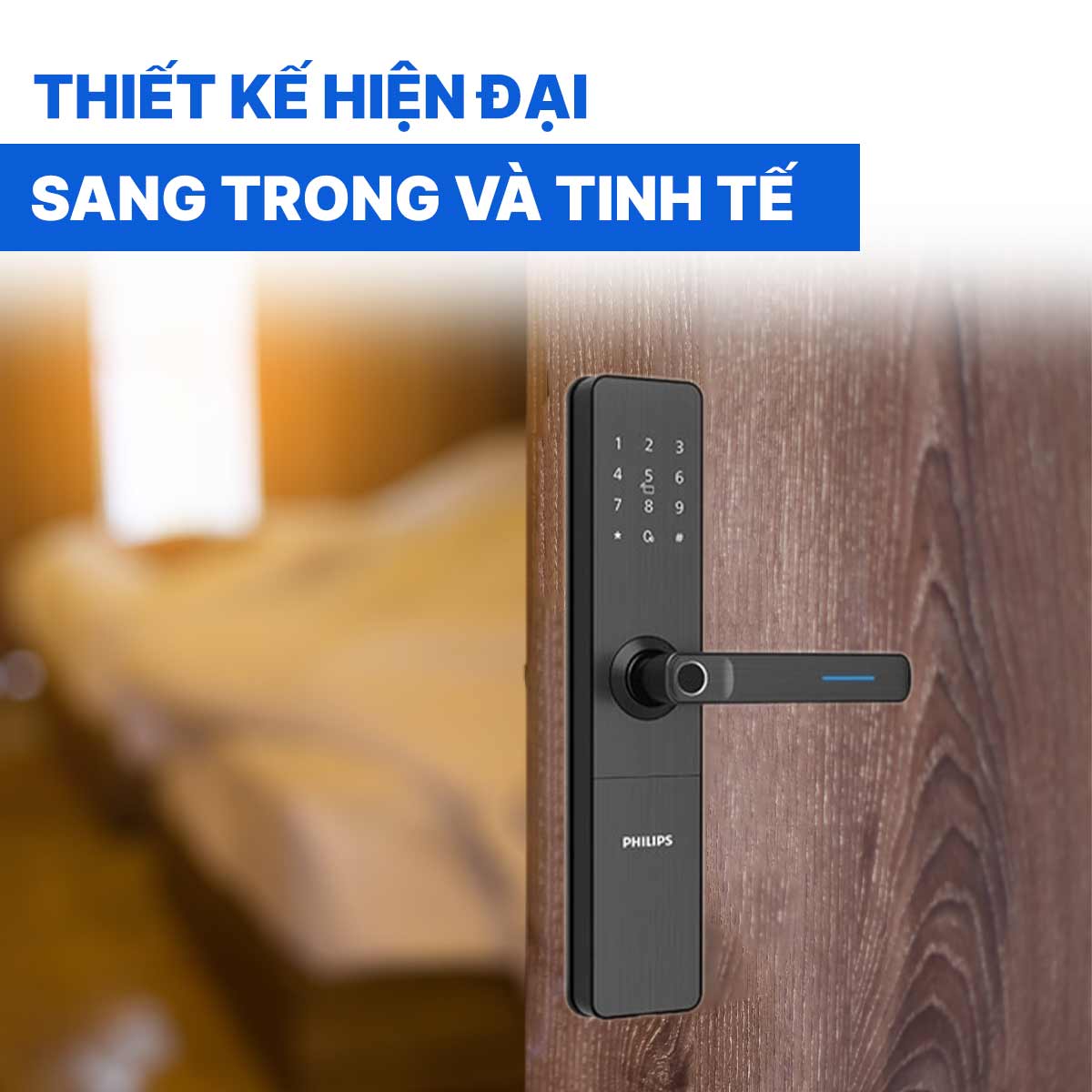 Khóa cửa thông minh Philips DDL609-5HS