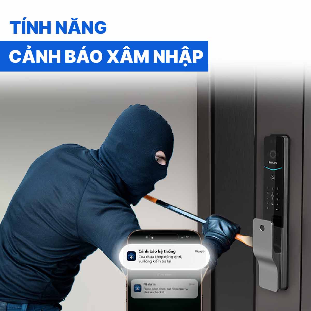Khóa cửa thông minh Philips DDL720-MVP-17HWS