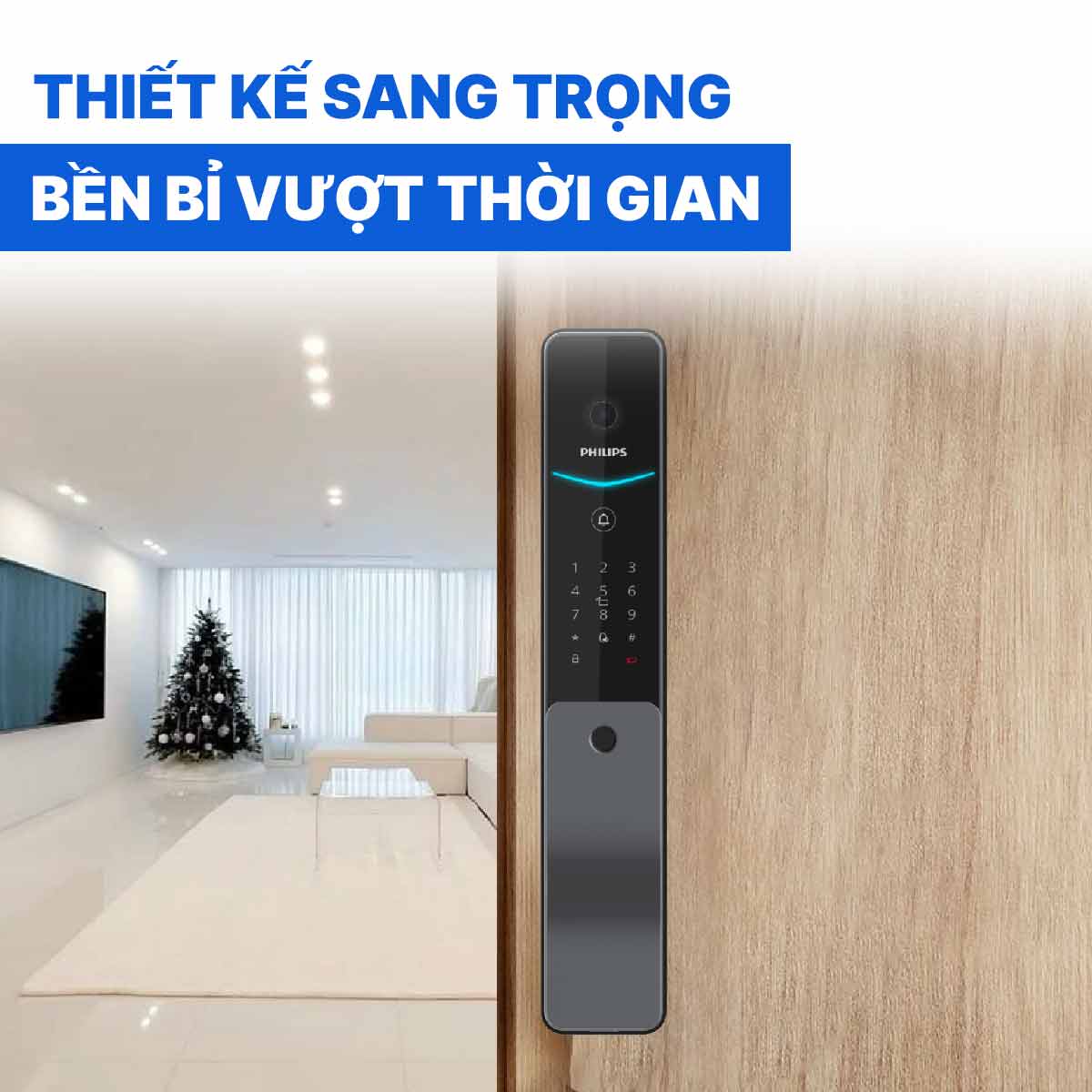 Khóa cửa thông minh Philips DDL720-MVP-17HWS