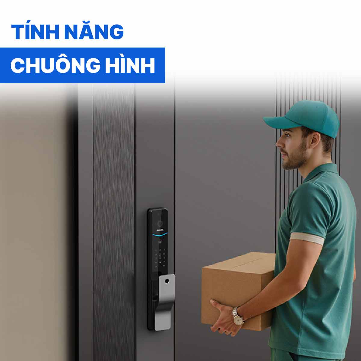 Khóa cửa thông minh Philips DDL720-MVP-17HWS
