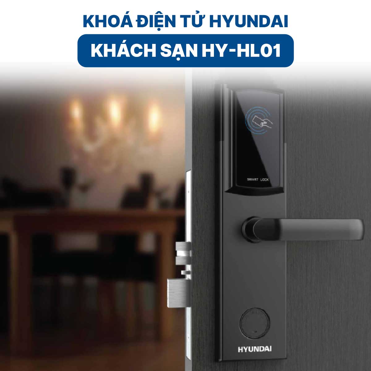 Khoá điện tử Hyundai khách sạn HY-HL01