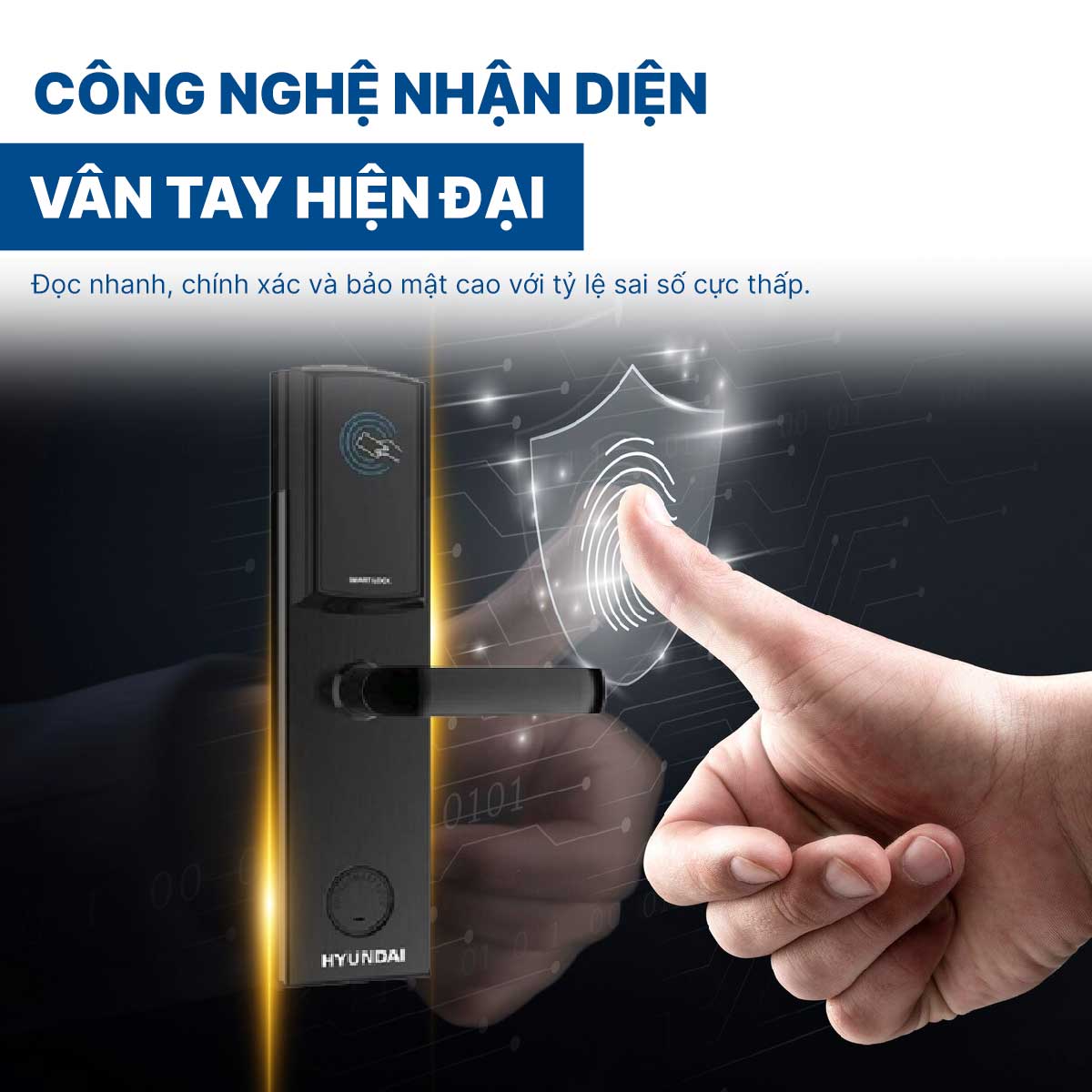 Khoá điện tử Hyundai khách sạn HY-HL01