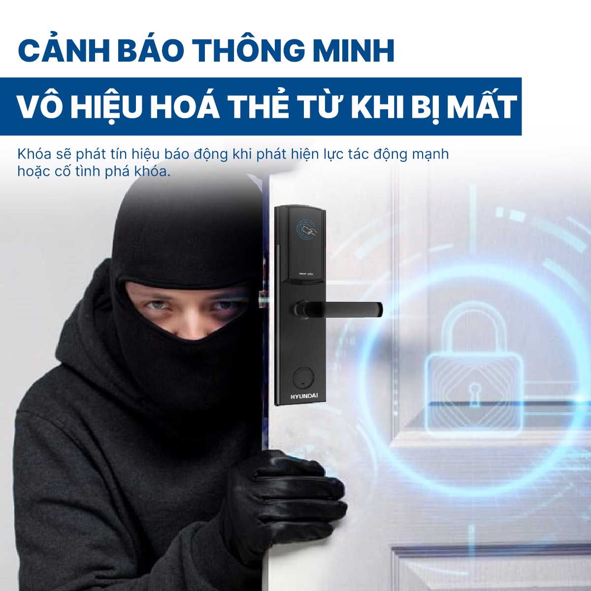 Khoá điện tử Hyundai khách sạn HY-HL01