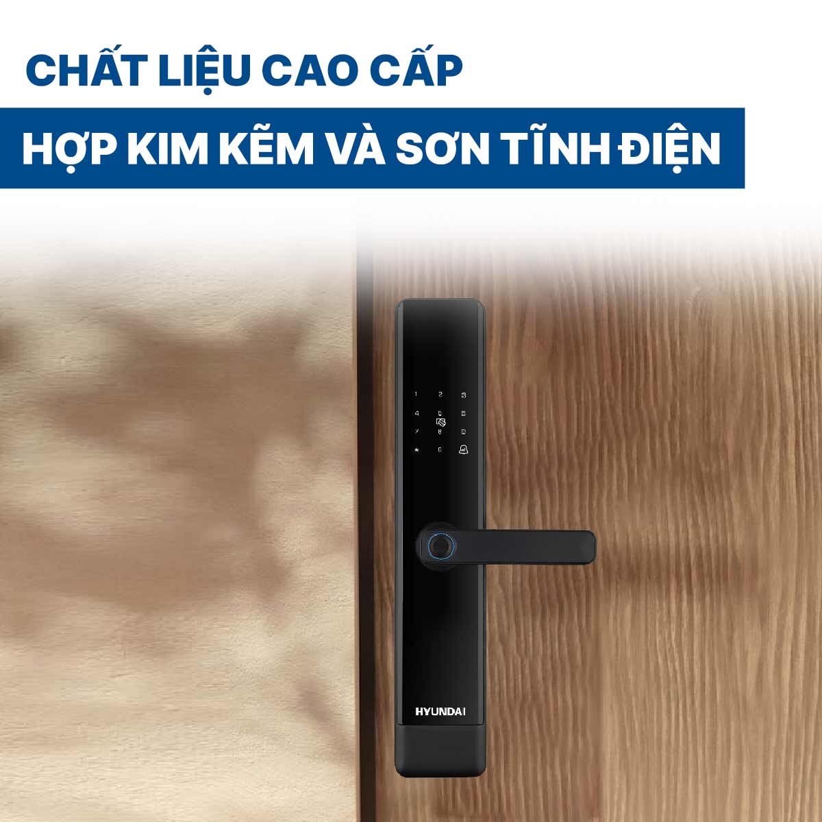 Khoá điện tử Hyundai cửa gỗ HY-SL007
