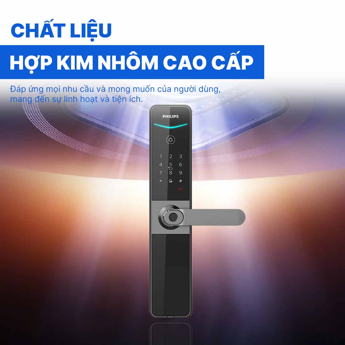 Khóa cửa thông minh Philips DDL610-5HBS