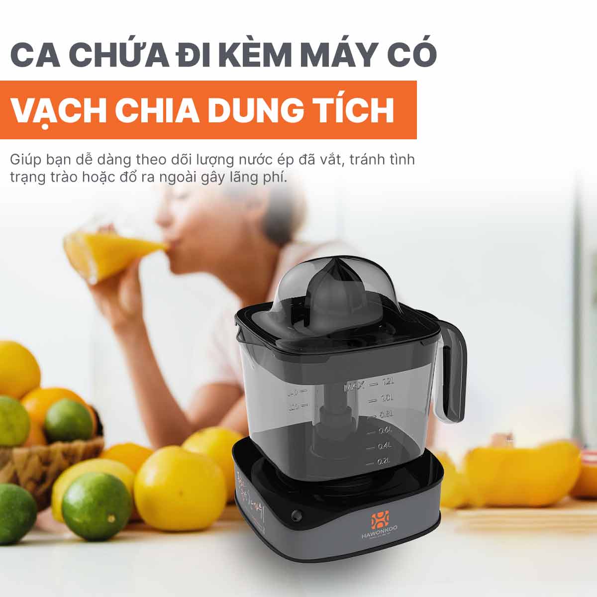 Máy vắt cam Hawonkoo OJH-120
