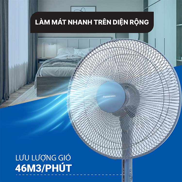 Quạt đứng Panasonic F-409K có điều khiển
