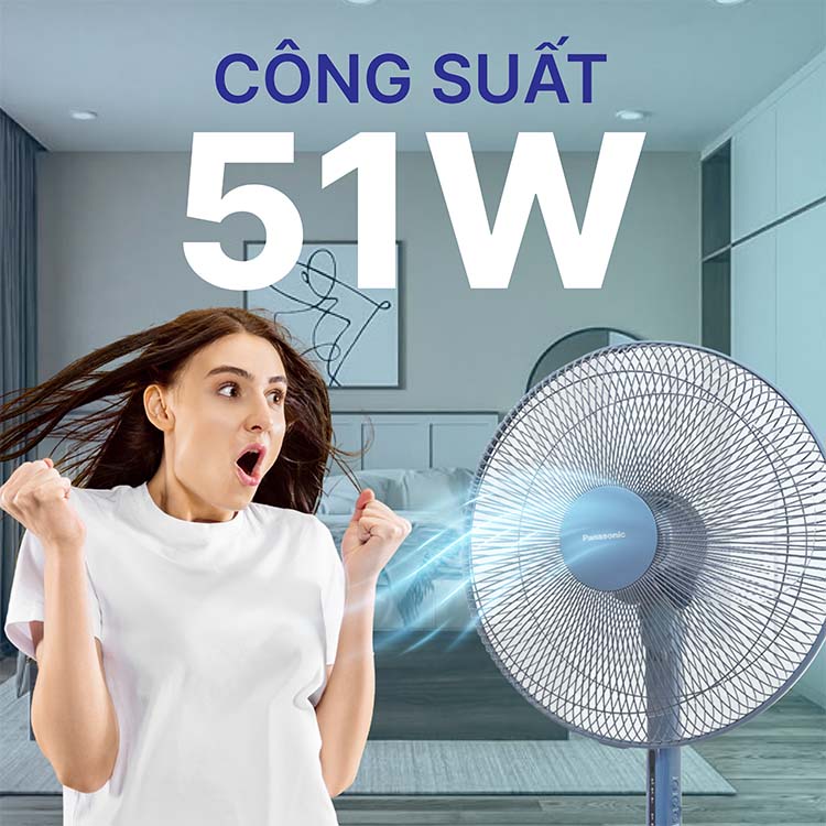 Quạt đứng Panasonic F-409K có điều khiển