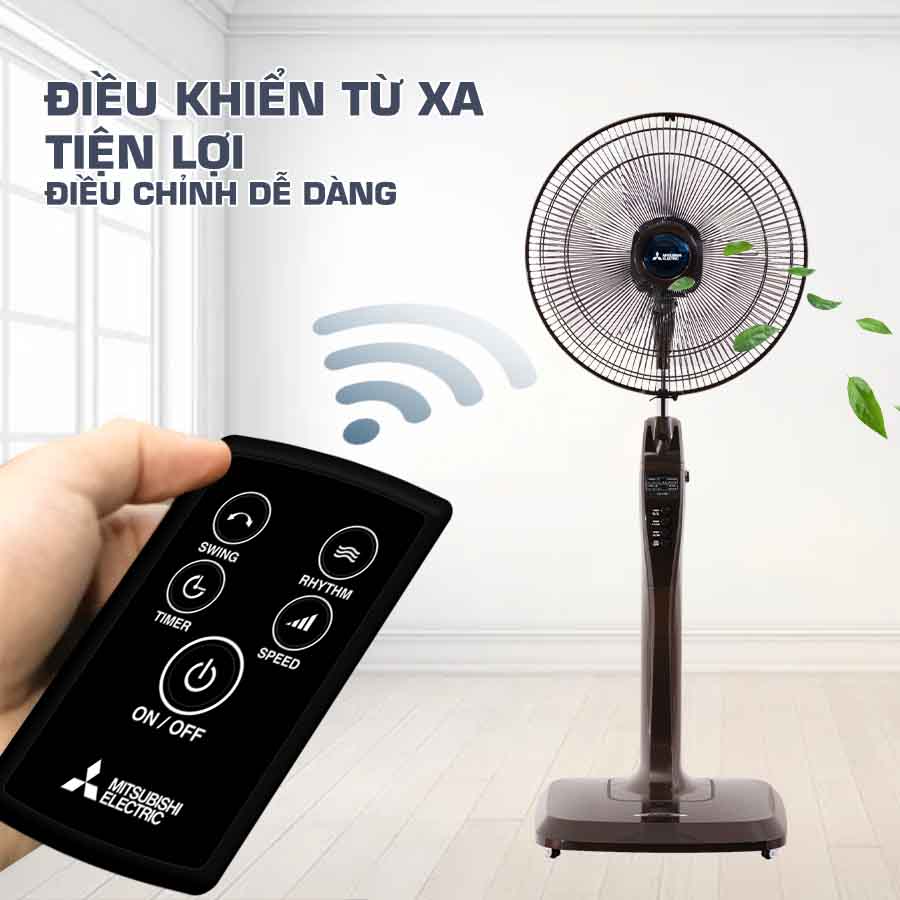 QUẠT ĐỨNG MITSUBISHI LV16-RB CHÍNH HÃNG