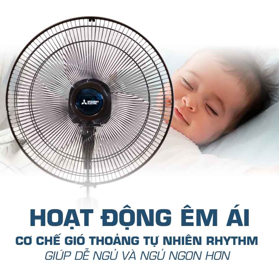 QUẠT ĐỨNG MITSUBISHI LV16-RB CHÍNH HÃNG