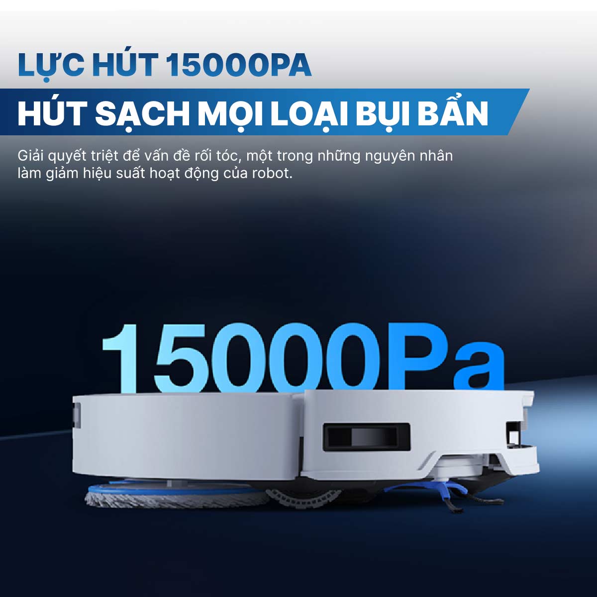 Robot hút bụi lau nhà Ecovacs Deebot T50 Pro Omni 2025
