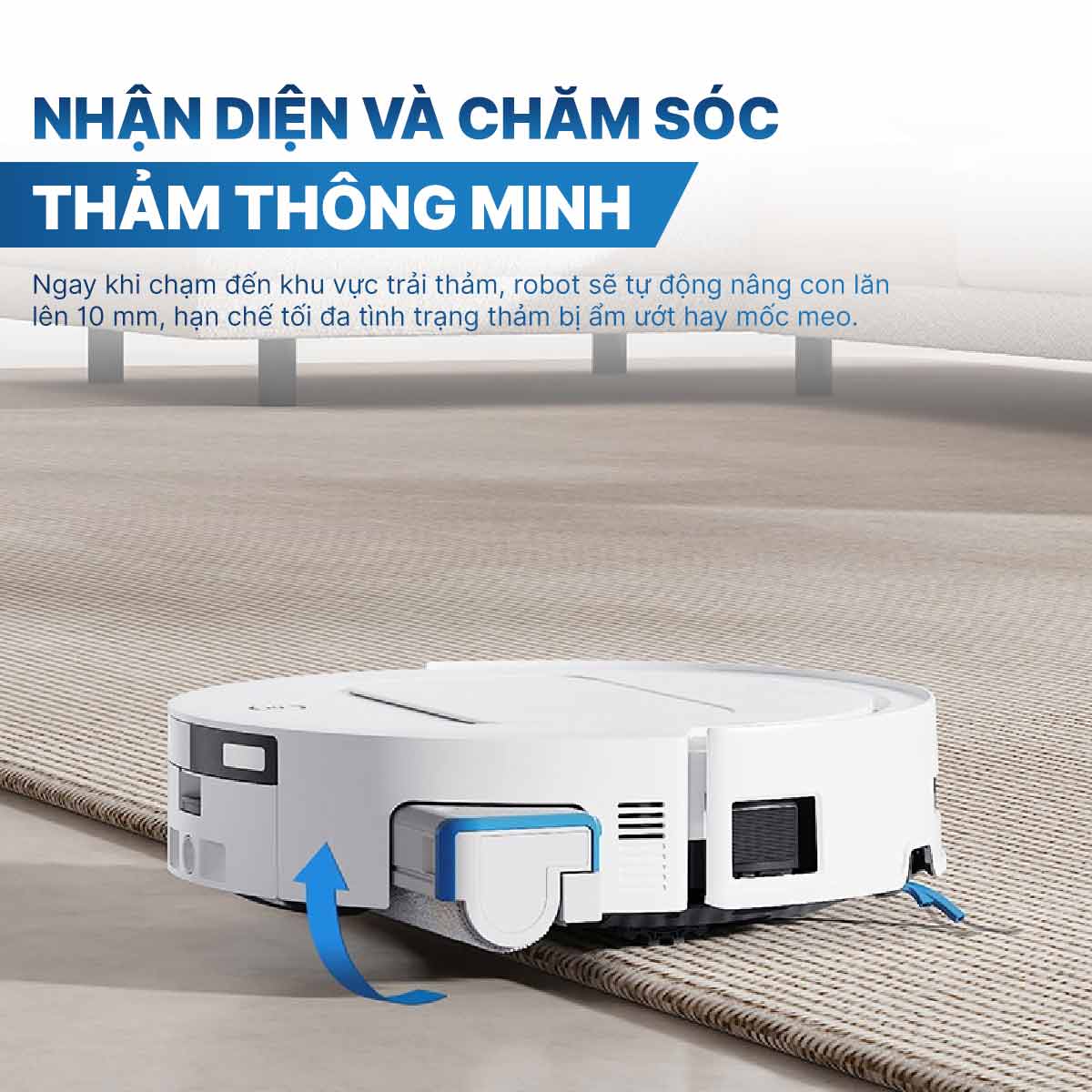 Robot hút bụi lau nhà Ecovacs Deebot T80 Omni