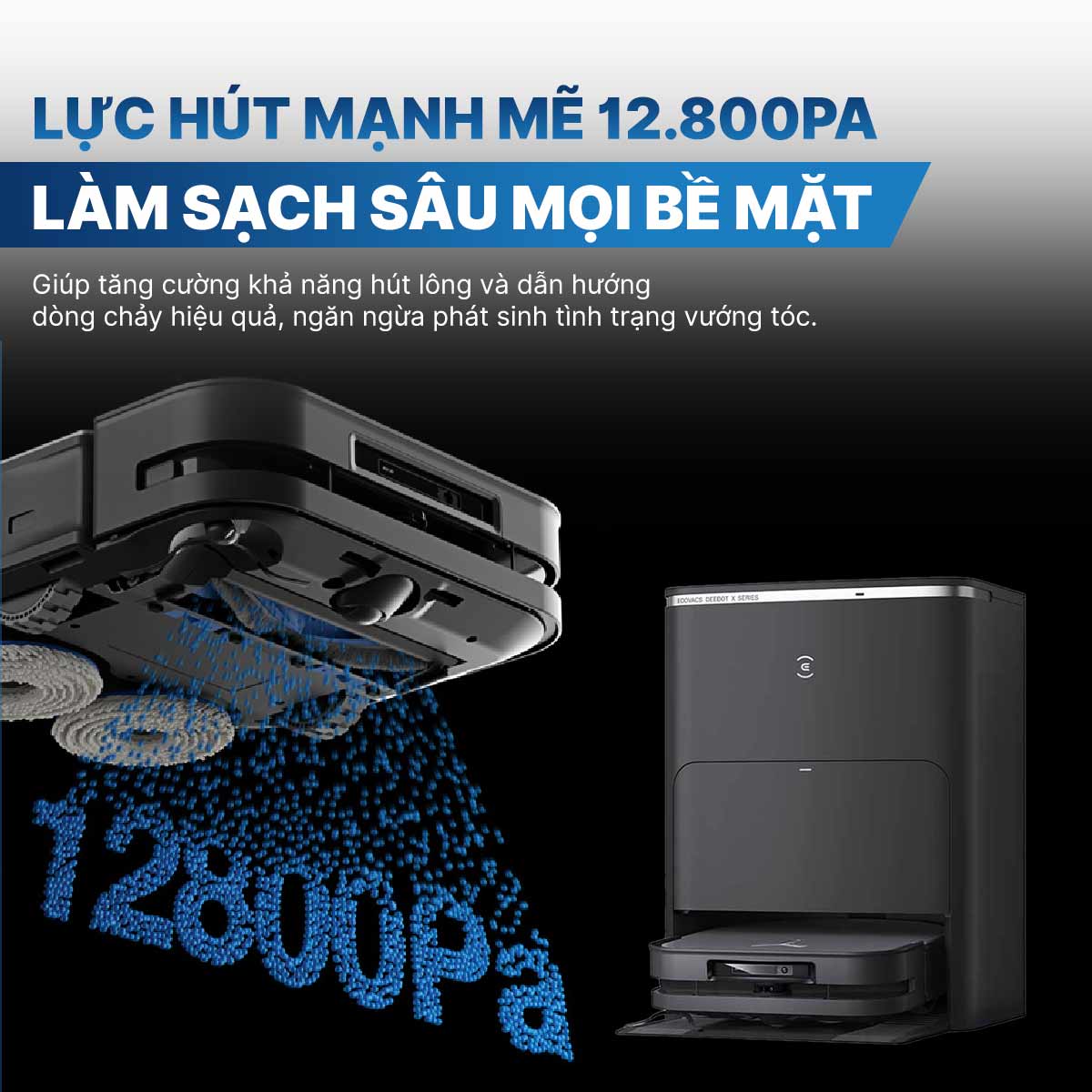 Robot hút bụi lau nhà Ecovacs Deebot X5 Pro Omni