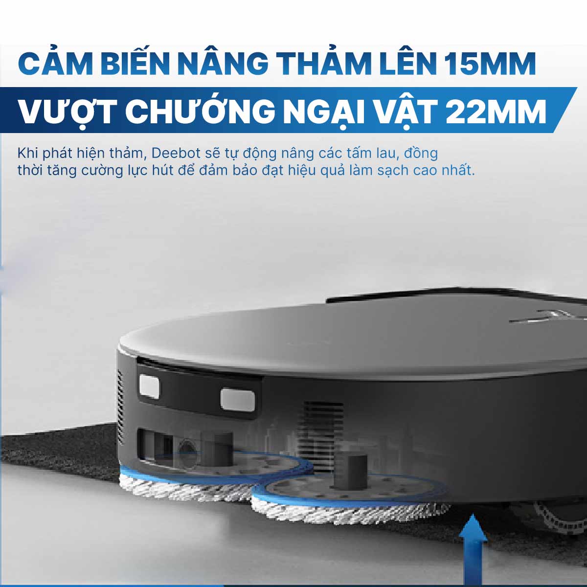 Robot hút bụi lau nhà Ecovacs Deebot X5 Pro Omni