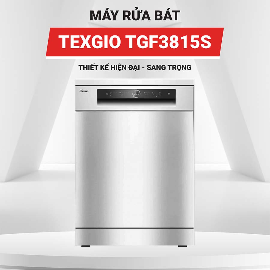 Máy rửa bát 15 bộ Texgio TGF3815S