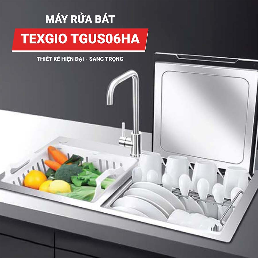 Máy rửa bát đa năng Texgio TGUS06HA