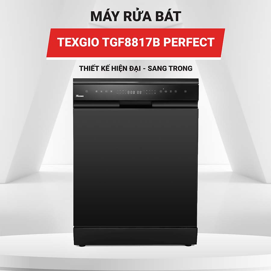 Máy rửa bát 17 bộ Texgio TGF8817B Perfect