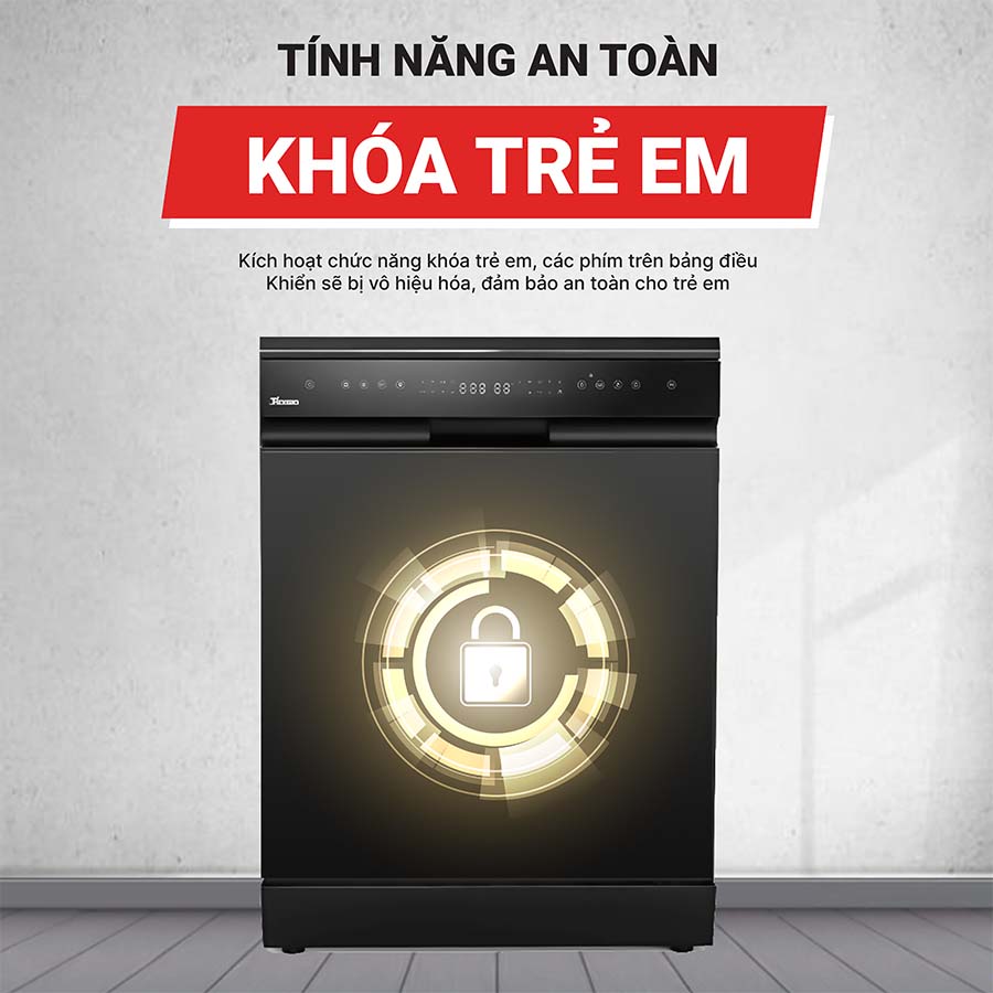 Máy rửa bát 17 bộ Texgio TGF8817B Perfect