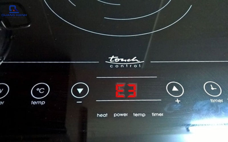 Lỗi E3 bếp từ
