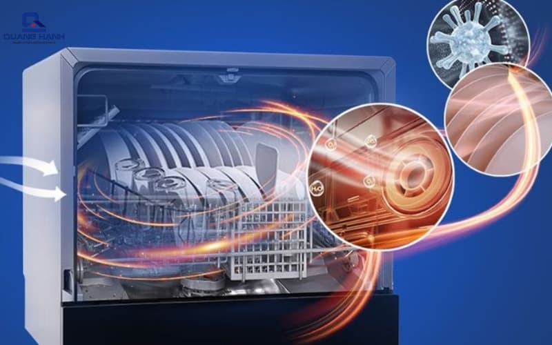 Máy rửa chén sấy khô