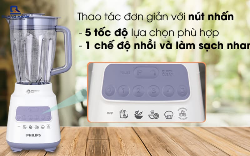 Máy xay sinh tố công xuất lớn Philips