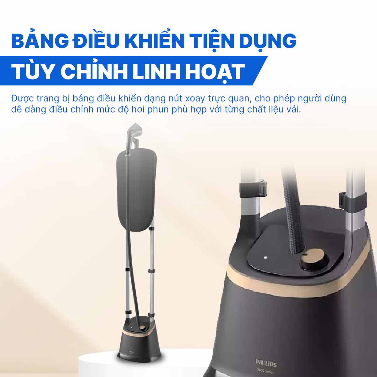 Bàn ủi hơi nước đứng Philips STE3170/80 2000W