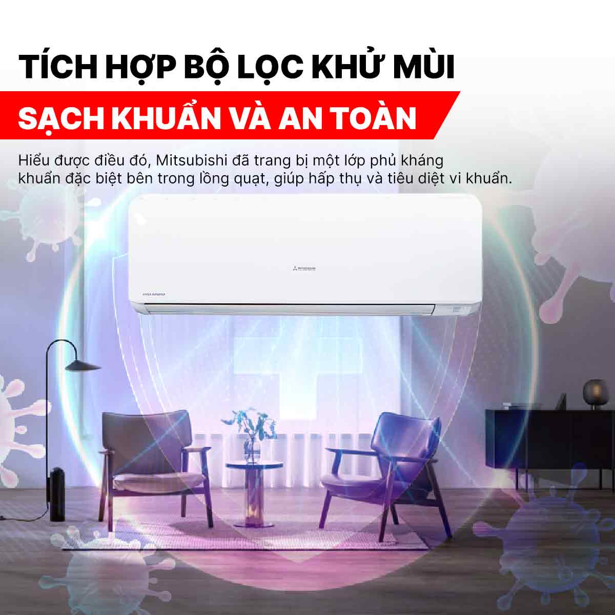 Điều hòa Mitsubishi Heavy 24000BTU SRK/SRC24YXS-W5