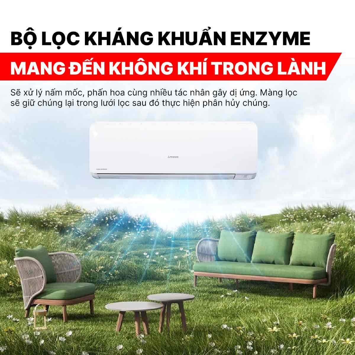 Điều hòa Mitsubishi Heavy 24000BTU SRK/SRC24YXS-W5
