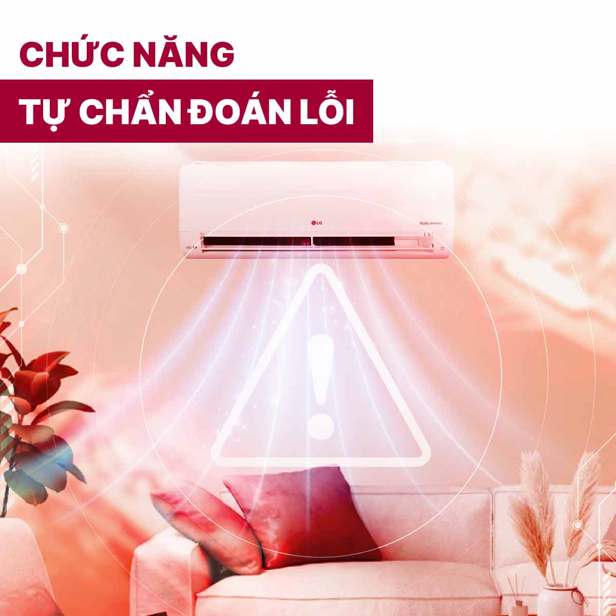 Điều hoà LG 2 chiều Inverter 12000BTU- B13END1