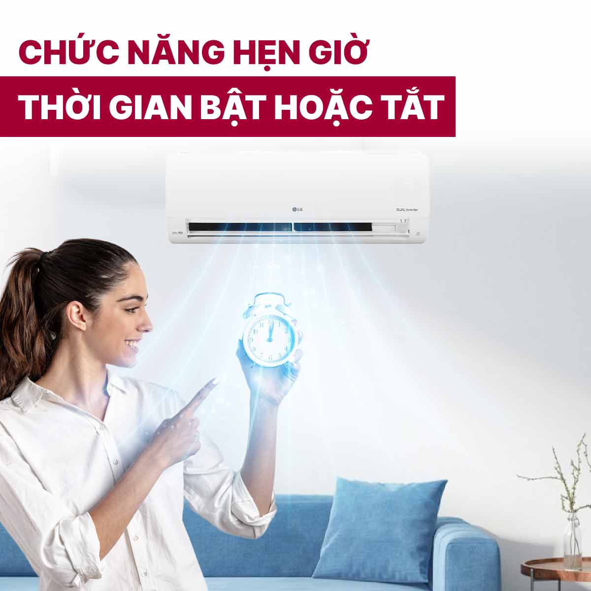 Điều hoà LG 2 chiều Inverter 12000BTU- B13END1