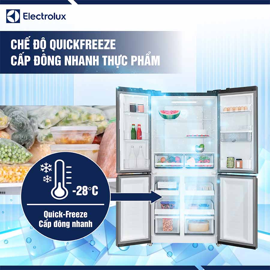 Tủ lạnh Electrolux Inverter 492 lít EQE4960A-B