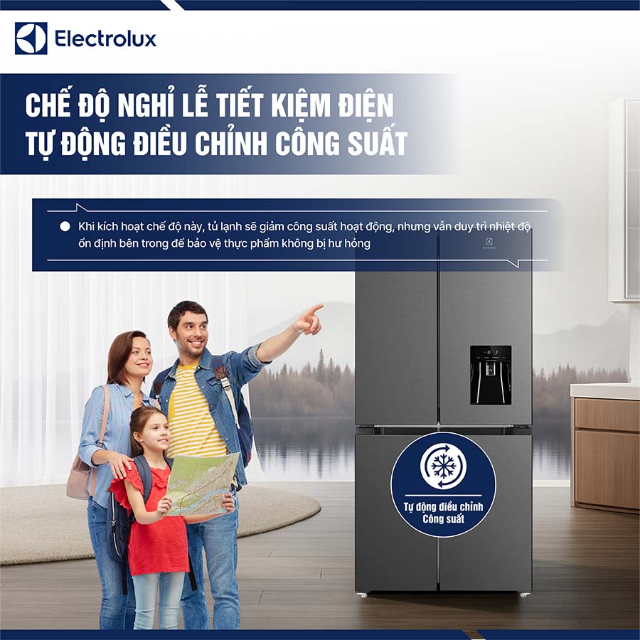 Tủ lạnh Electrolux Inverter 492 lít EQE4960A-B