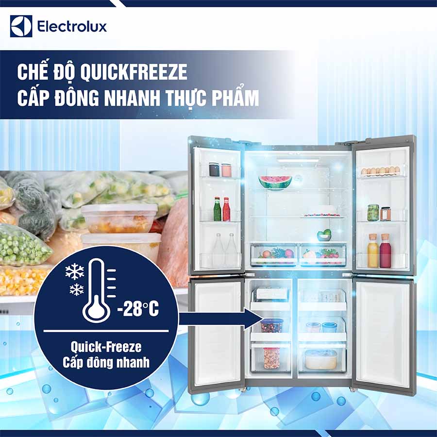 Tủ Lạnh Electrolux Inverter 496 Lít EQE4900A-A