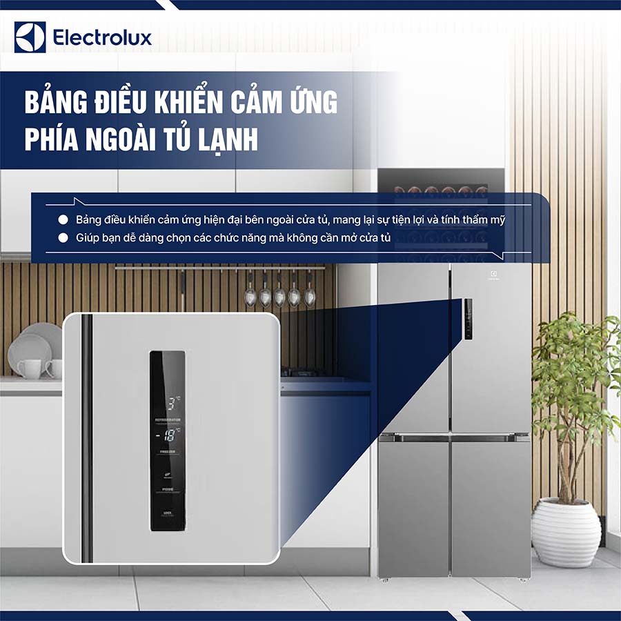 Tủ Lạnh Electrolux Inverter 496 Lít EQE4900A-A