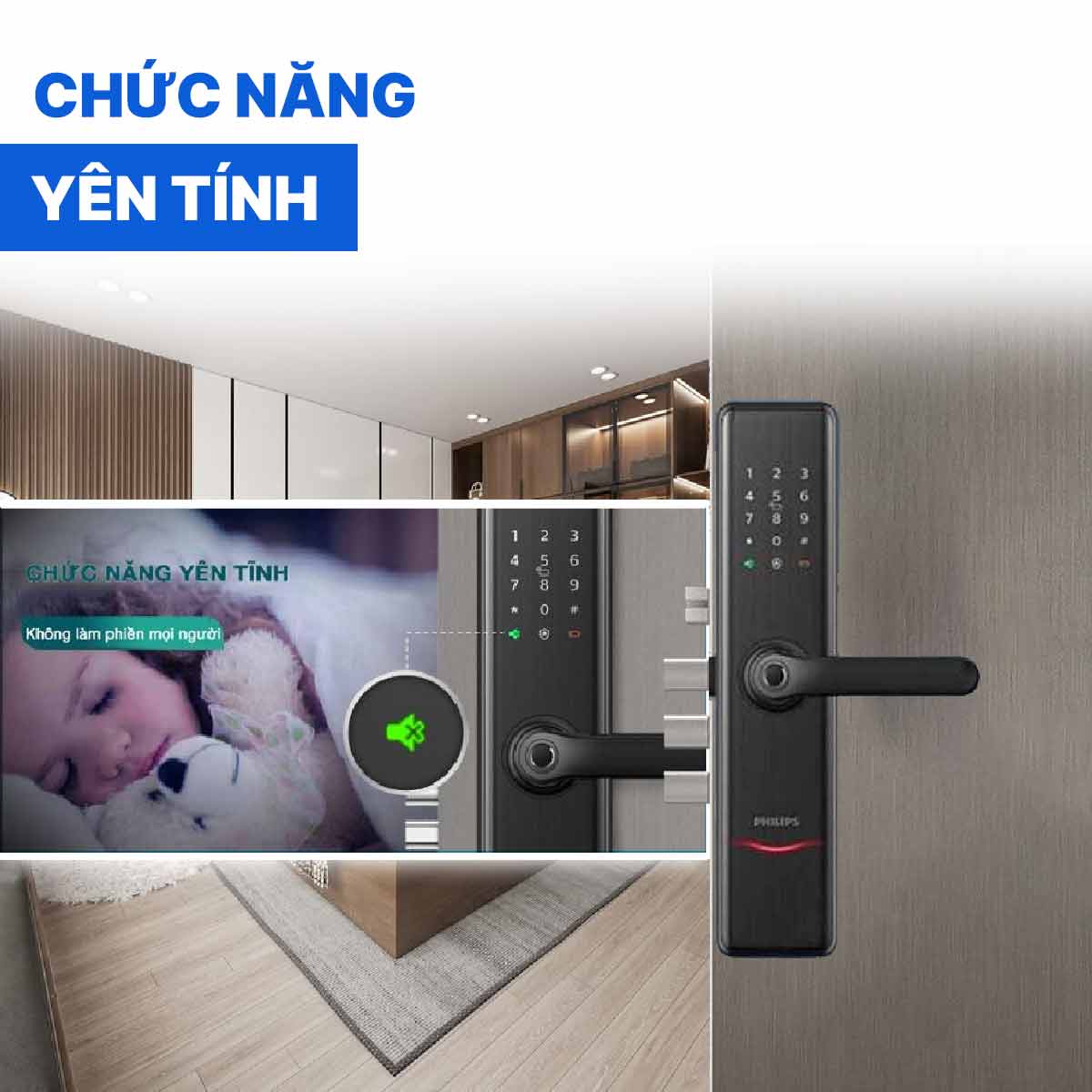Khóa cửa thông minh Philips 7300