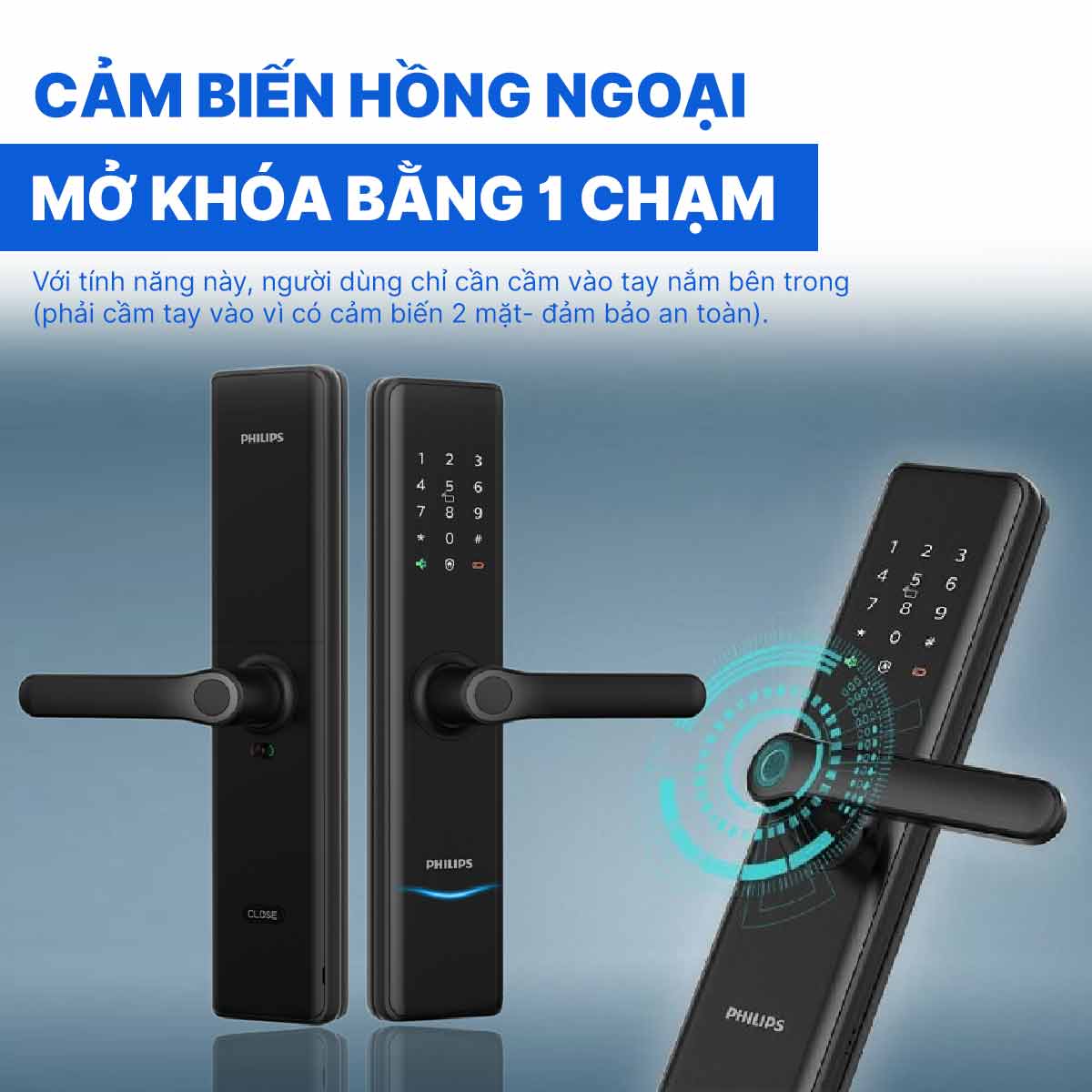 Khóa cửa thông minh Philips 7300