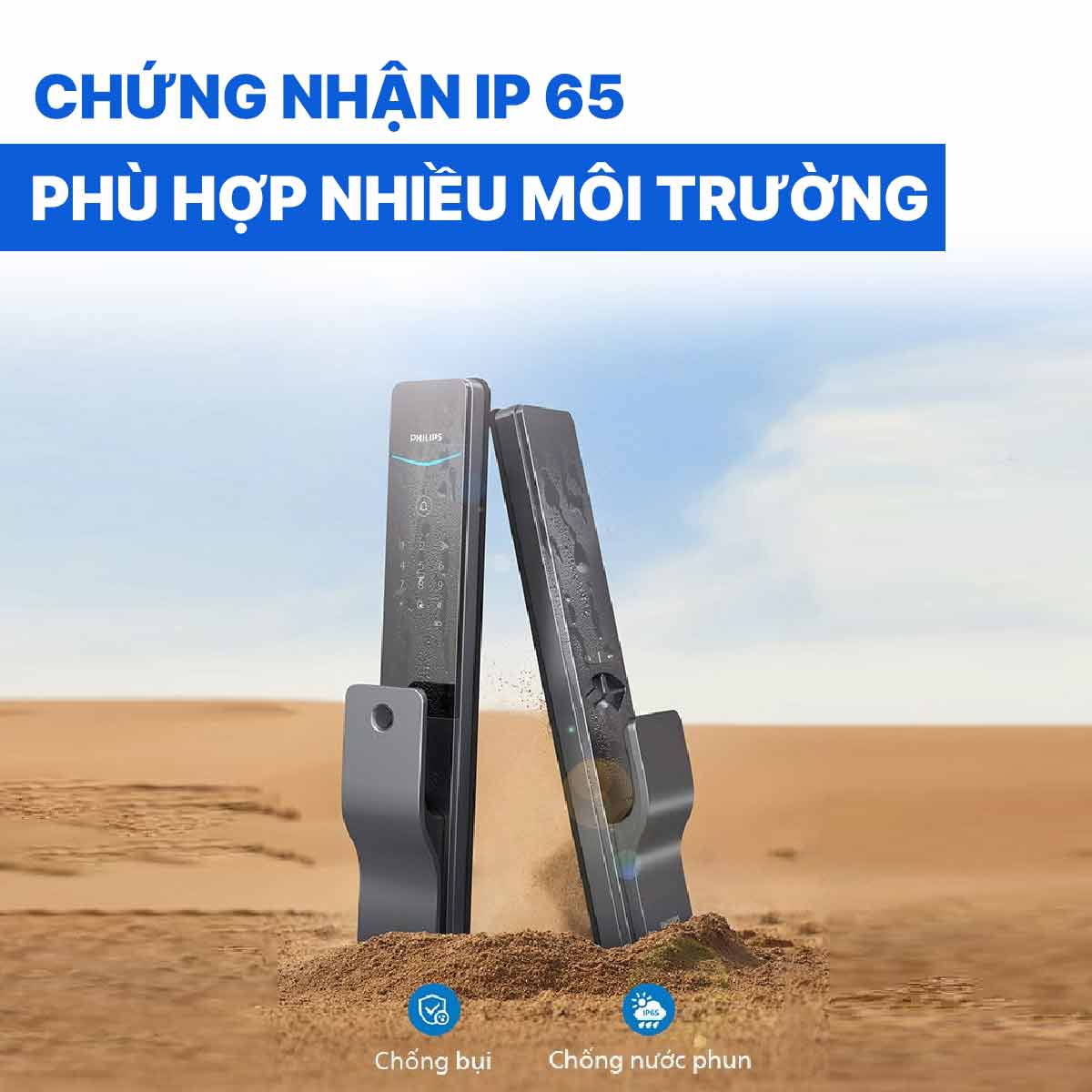 Khóa cửa thông minh Philips DDL801-5HBS