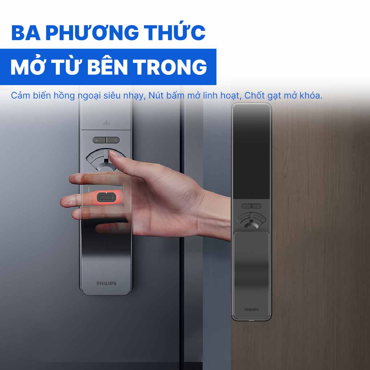 Khóa cửa thông minh Philips DDL801-5HBS