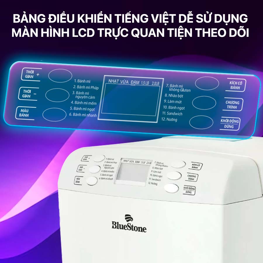 Máy làm bánh mì BlueStone BMB-2421 QH245179 5