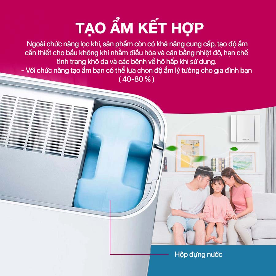 Máy lọc không khí và tạo độ ẩm Beurer LR330 QH1929 5