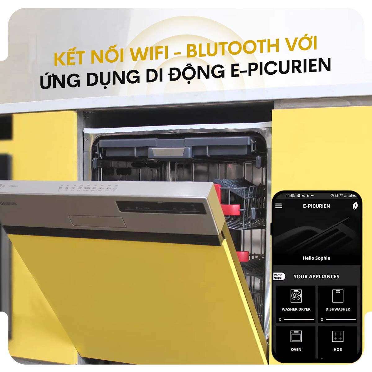 Chức năng điều khiển từ xa qua ứng dụng