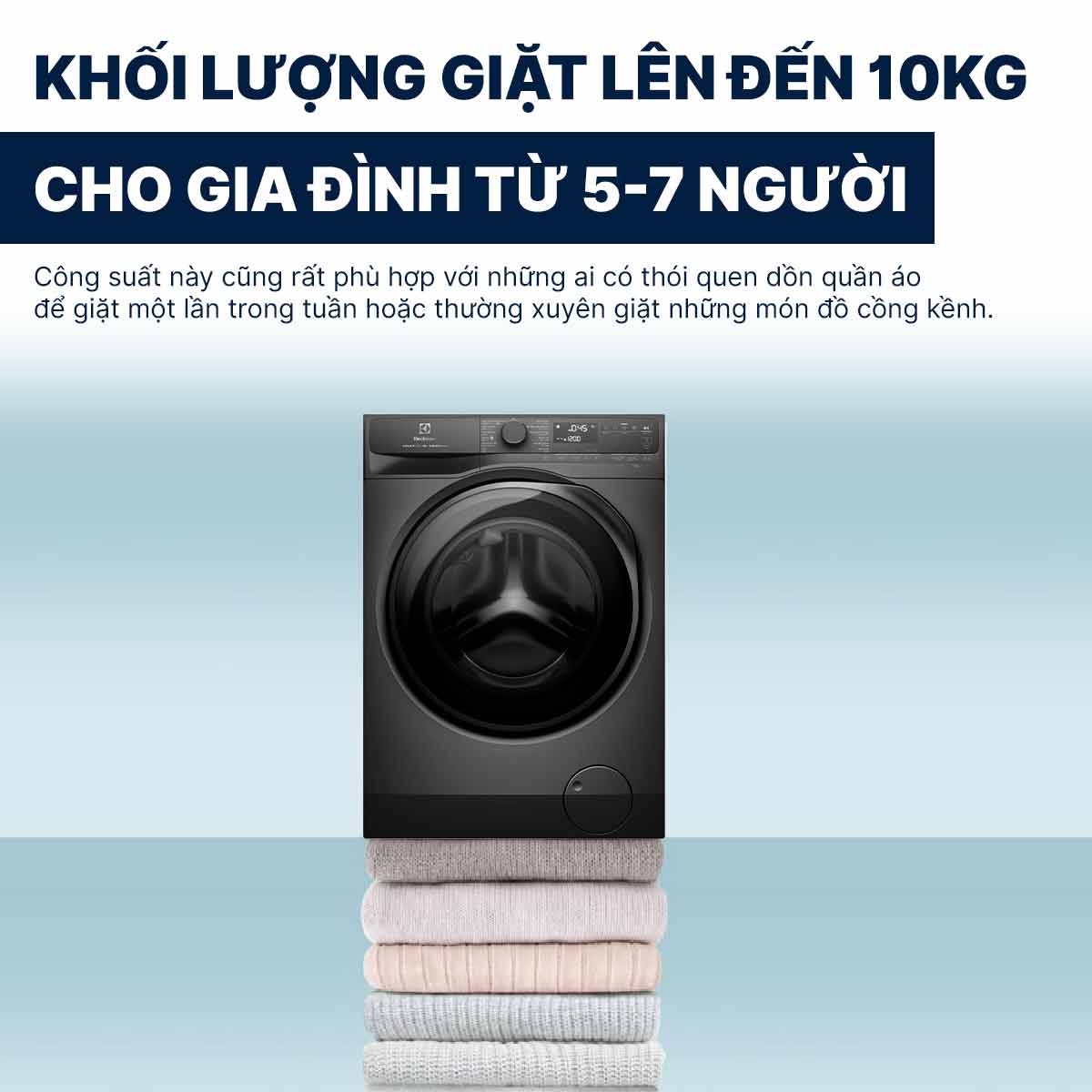 Máy giặt Electrolux Inverter 10Kg EWF1043R7SC